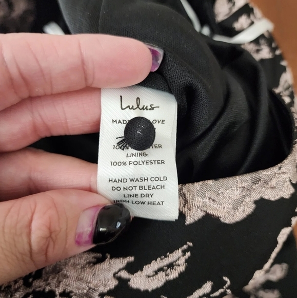 NWOT • Lulu's • Brocade Romper - Picture 10 of 13